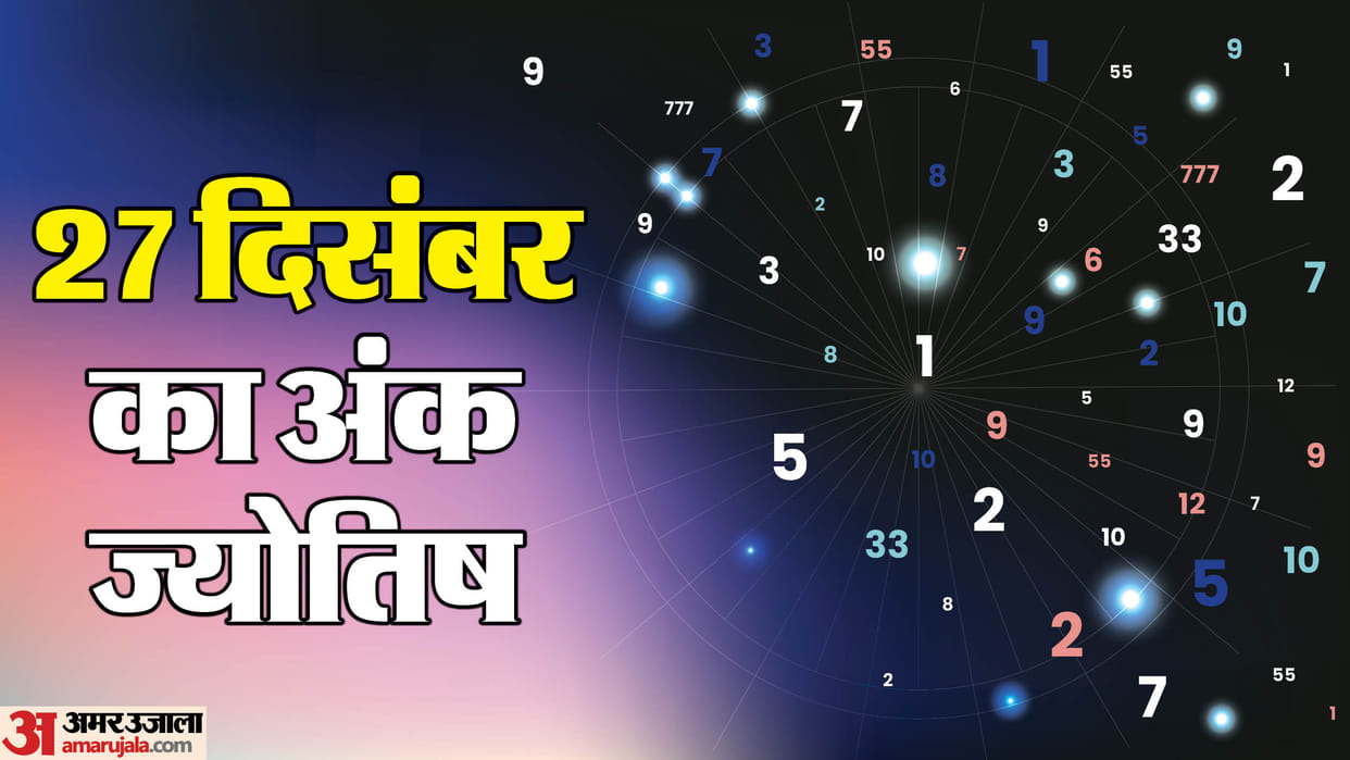 Aaj Ka Ank Jyotish Numerology Prediction 27 December 2024 Mulank To 1 To Number 9 in Hindi