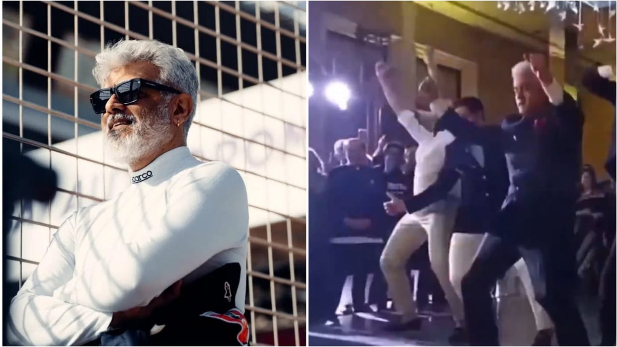 Vidaamuyarchi actor Ajith Kumar Dance on Pushpa oo antava Song went viral on Social media