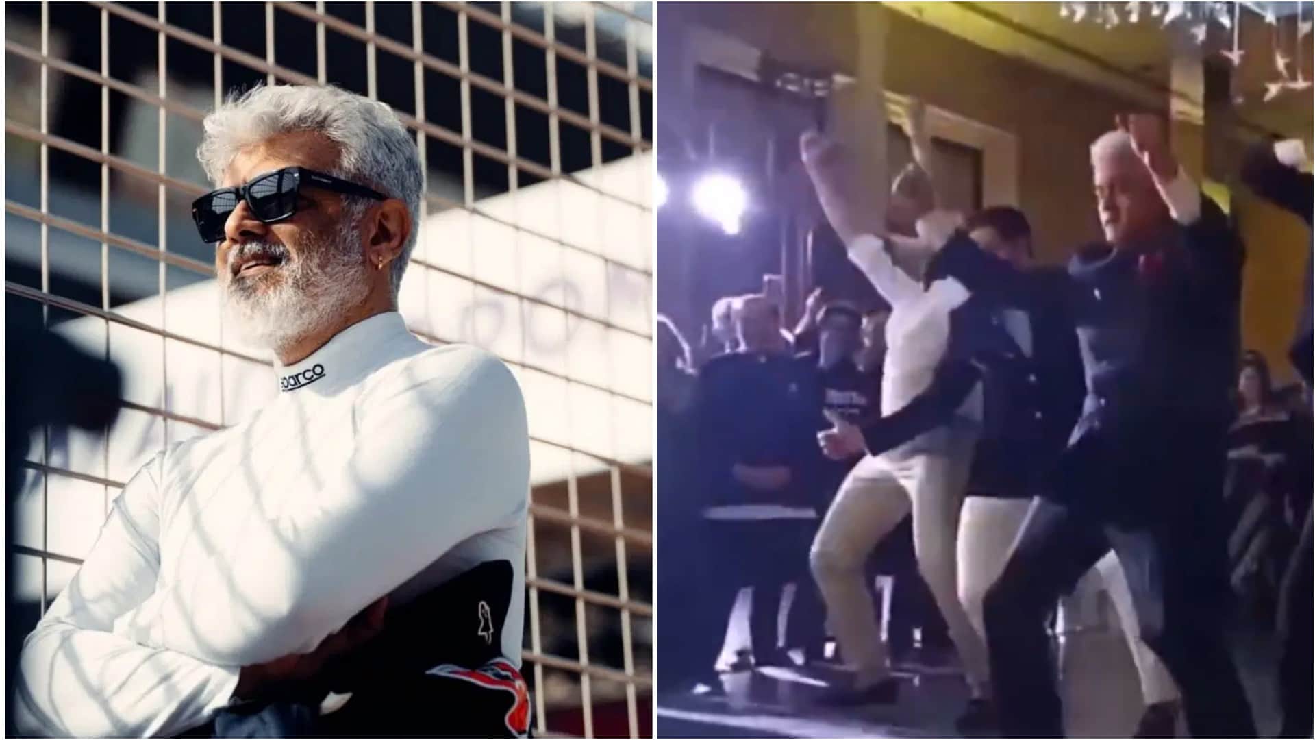 Vidaamuyarchi actor Ajith Kumar Dance on Pushpa oo antava Song went viral on Social media