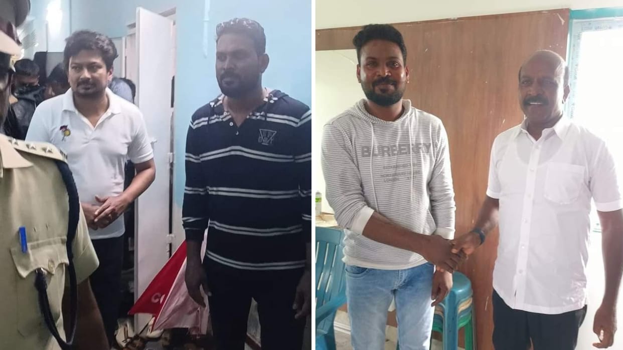 tamil nadu anna university student rape case bjp claim accused dmk worker share photo with udhayanidhi stalin