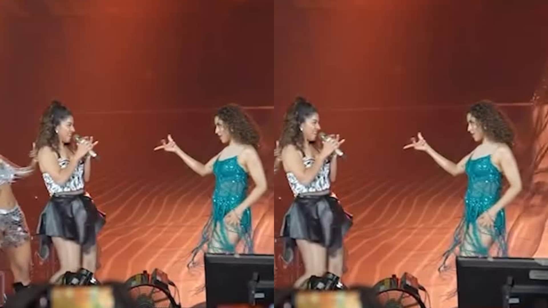 Singer Sunidhi Chauhan Actress Sanya Malhotra Perform In Kolkata Music Event