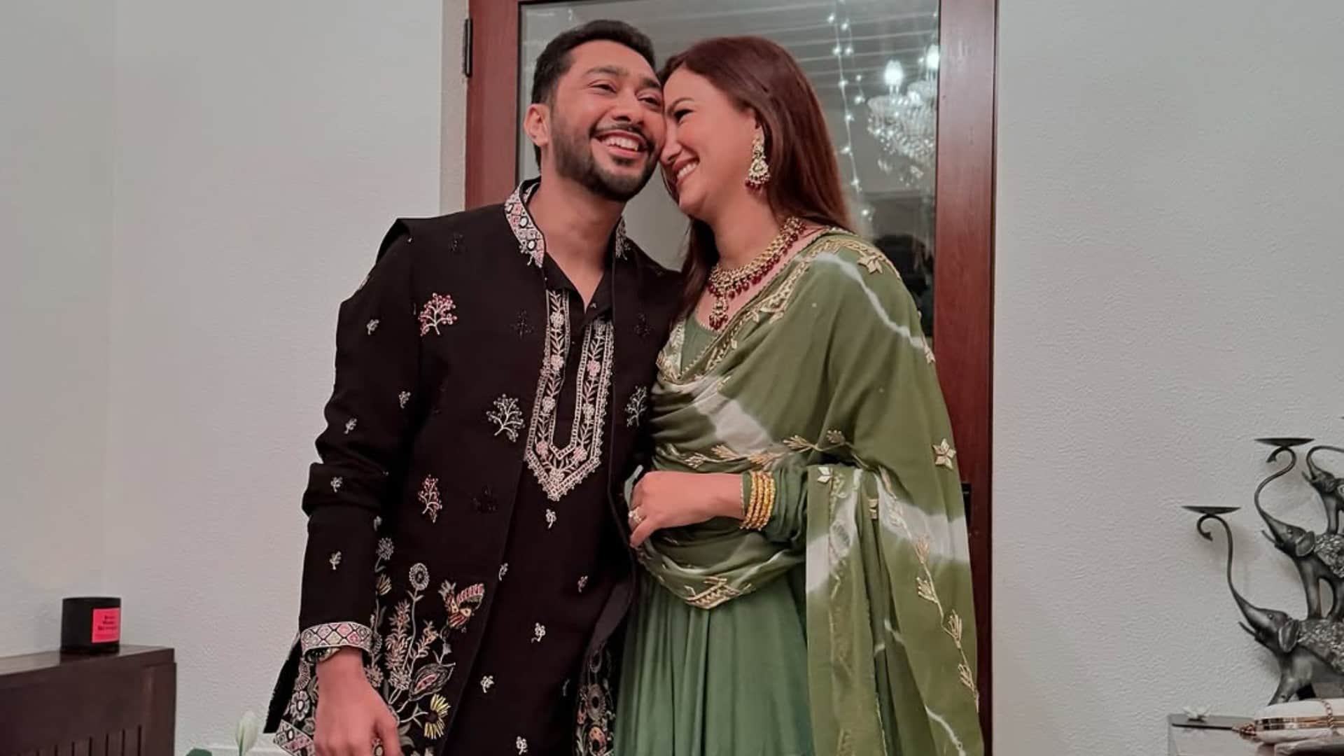 Gauhar Khan kisses husband Zaid Darbar shared such video on 4th anniversary