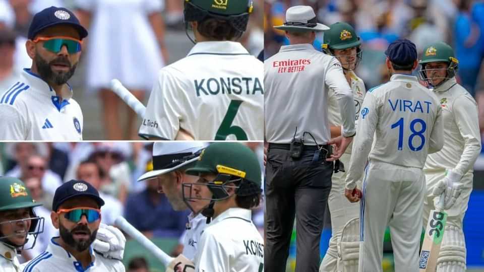 IND vs AUS Boxing Day Test: Virat Kohli and 19 year old Sam Konstas Fight in live match, Watch video