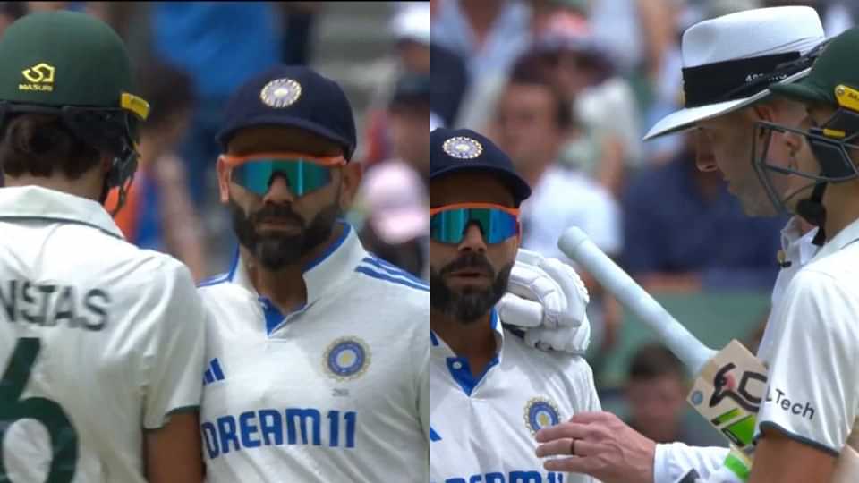 IND vs AUS Boxing Day Test: Virat Kohli and 19 year old Sam Konstas Fight in live match, Watch video