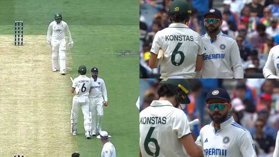 IND vs AUS Boxing Day Test: Virat Kohli and 19 year old Sam Konstas Fight in live match, Watch video