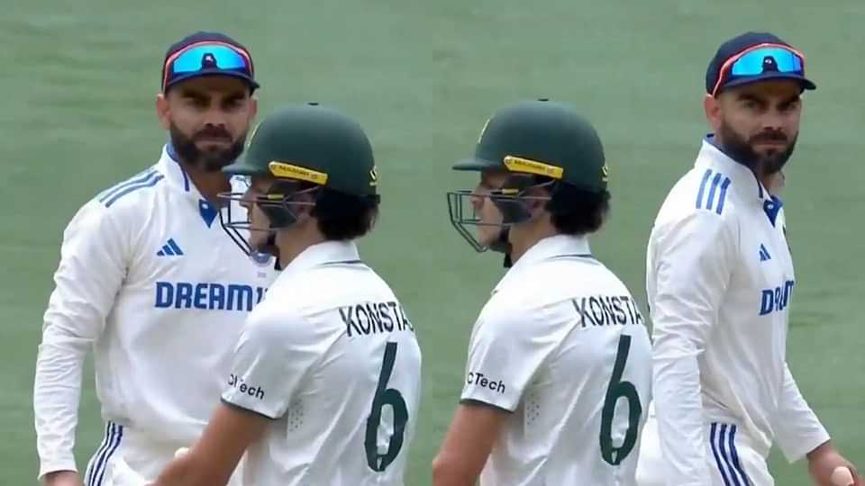 IND vs AUS Boxing Day Test: Virat Kohli and 19 year old Sam Konstas Fight in live match, Watch video