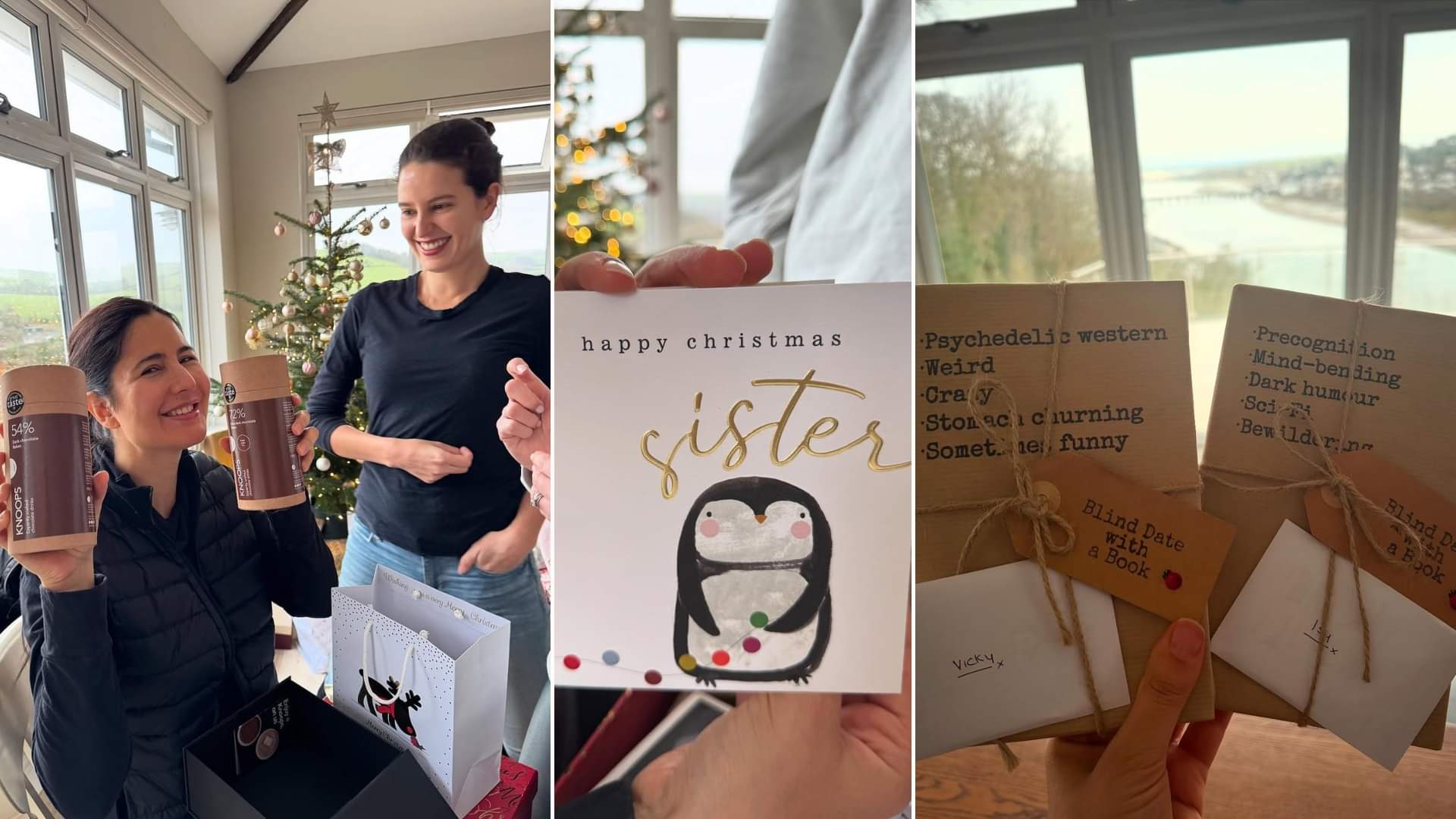 Katrina Kaif Vicky Kaushal Christmas Party Adorable Santa Claus Beautiful Tree All The Gifts