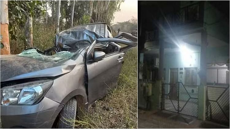 भयानक हादसा: कार में ऐसे फंसी दंपती की लाशें, कटर से काटकर निकाली गईं; मौत की खबर से परिजनों में मचा चीत्कार