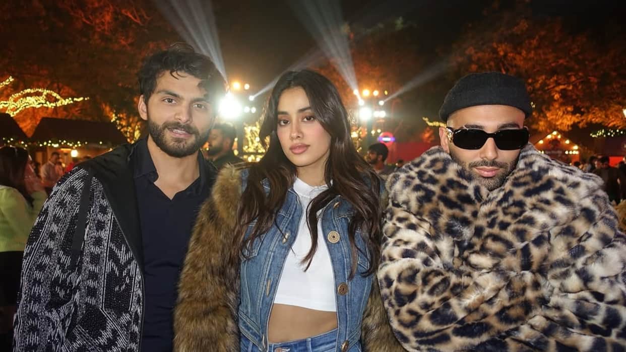 Janhvi Kapoor Shikhar Pahariya Celebrate Christmas Together Orry shares Photos Goes Viral