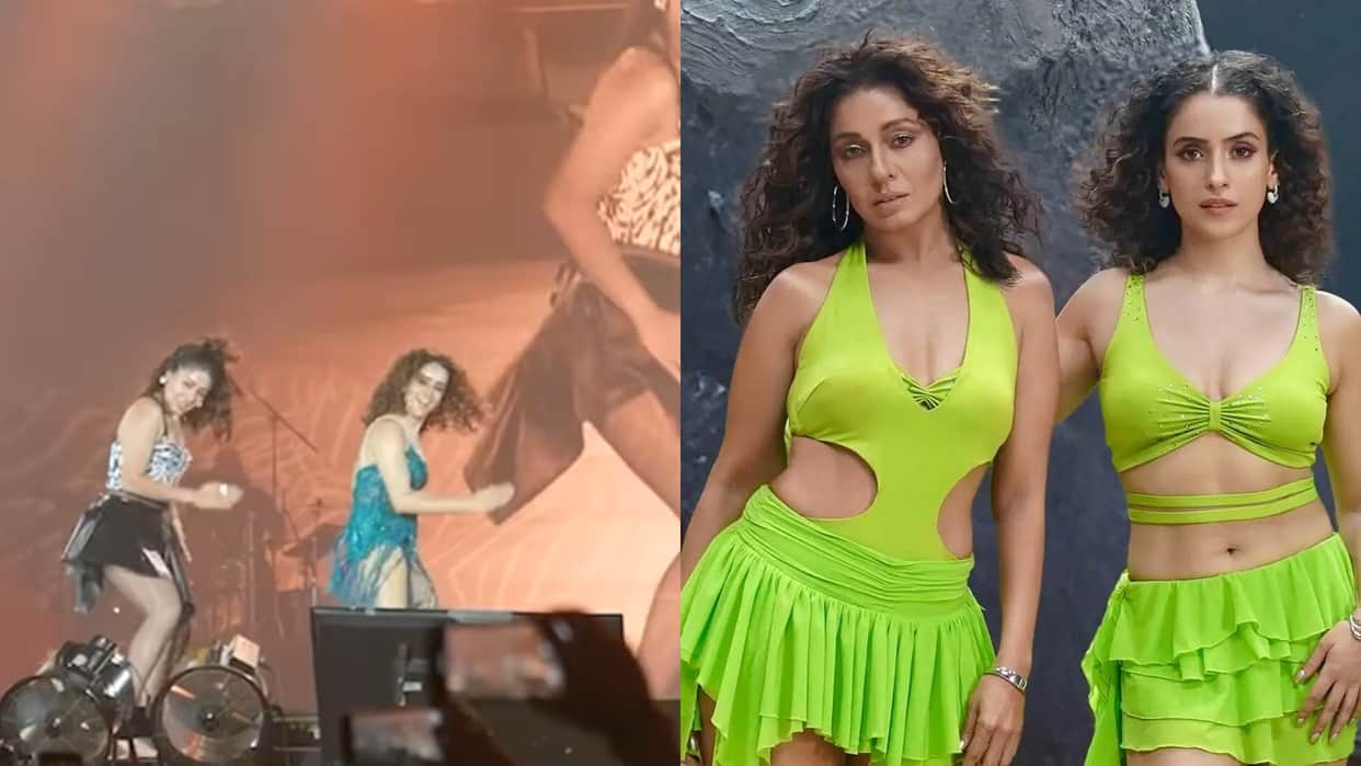 Singer Sunidhi Chauhan Actress Sanya Malhotra Perform In Kolkata Music Event