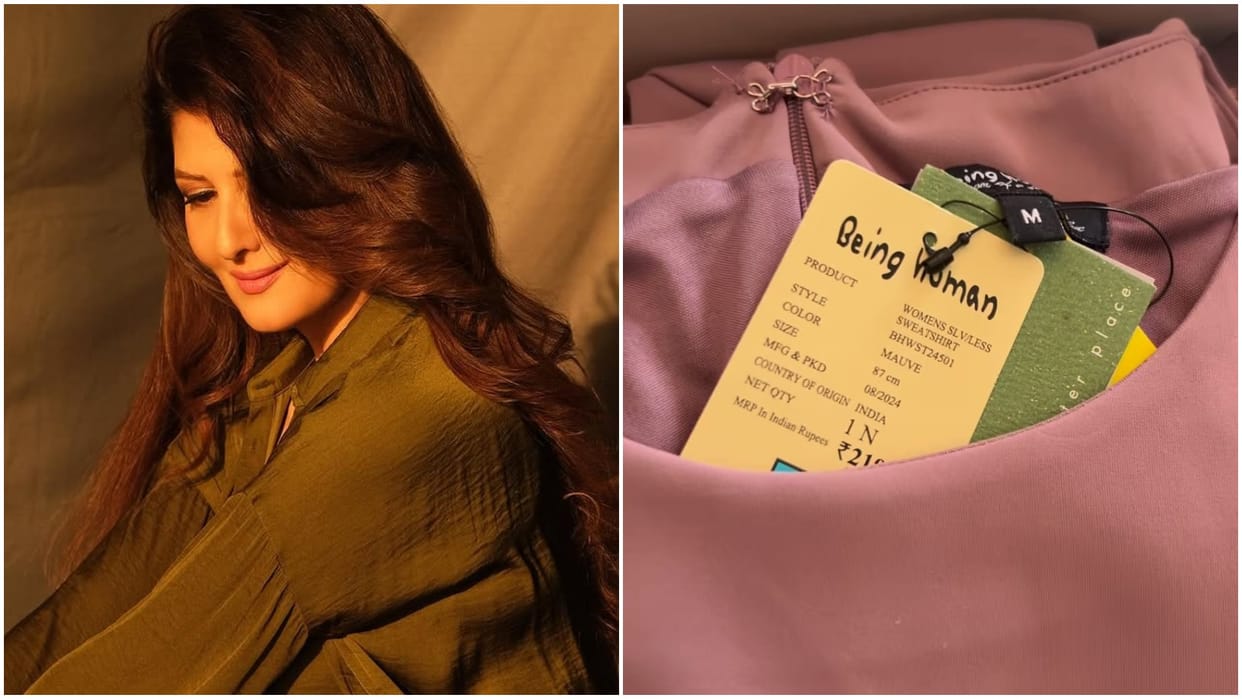 Salman khan ex girlfriend sangeeta bijlani receives christmas gift from being human brand shared picture