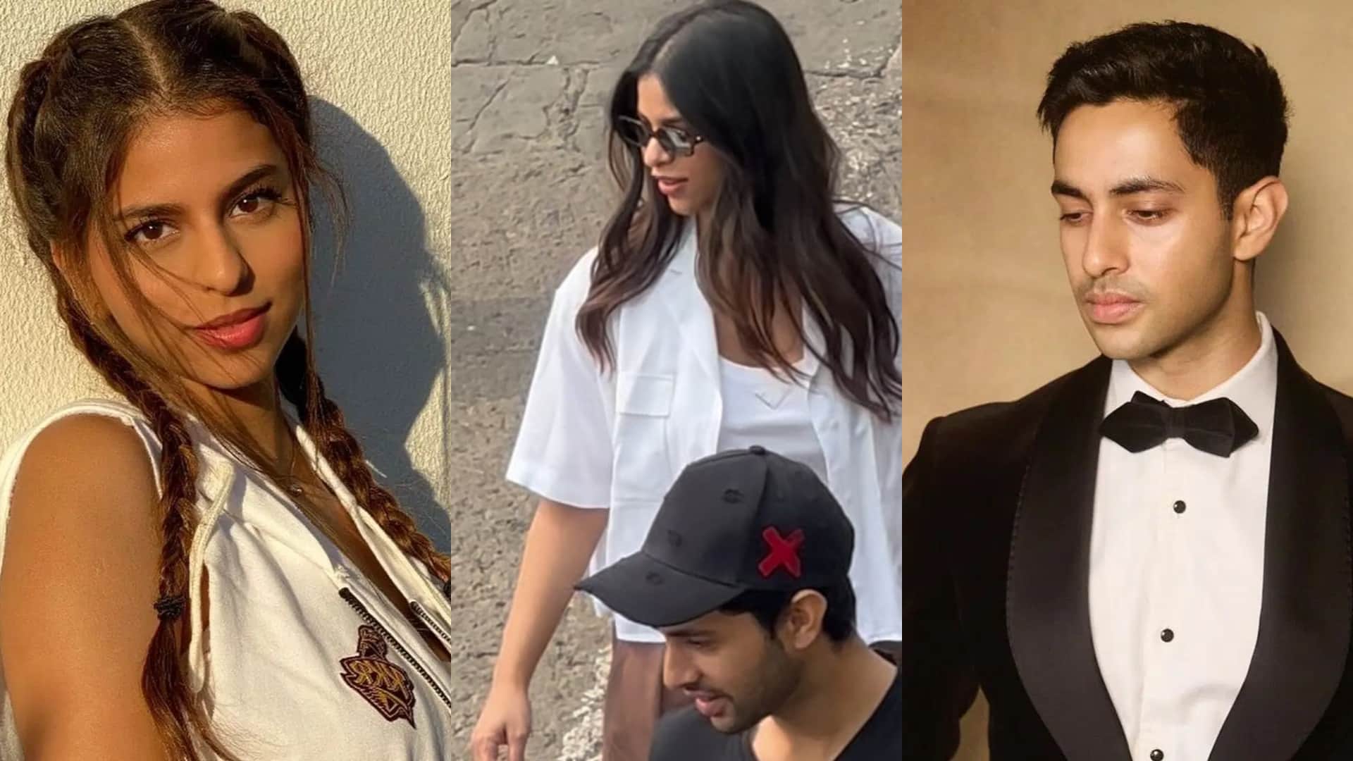 Affair Rumours Shah Rukh Khan Daughter Suhana Khan Amitabh Bachchan GrandSon Agastya Nanda Spotted Together