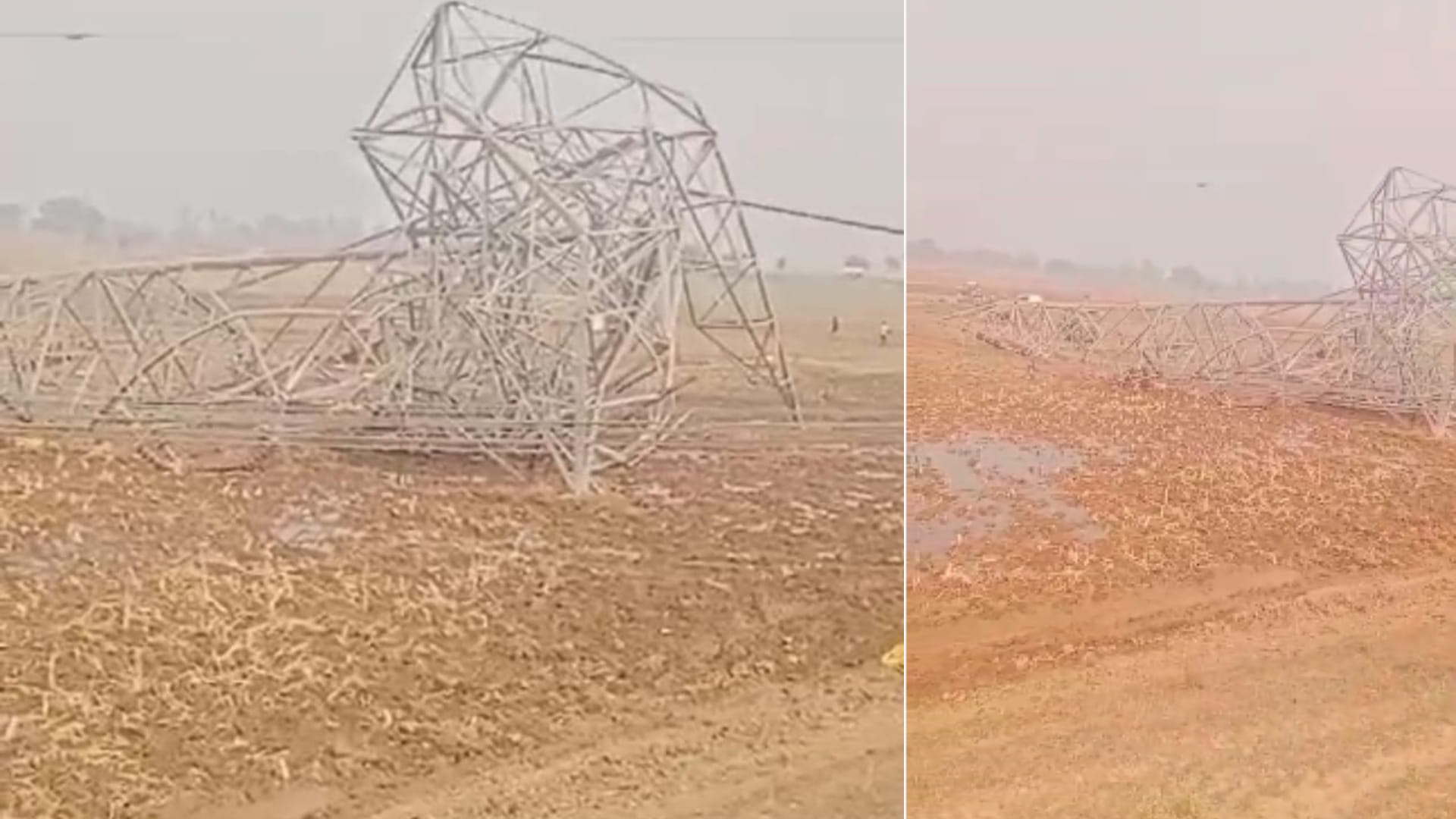 सीधी में टॉवर टूटकर गिरने से पांच लोगों की मौत हो गई।
