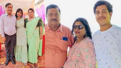 अपने परिवार के साथ युक्ति व कुशाग्र अग्रवाल।