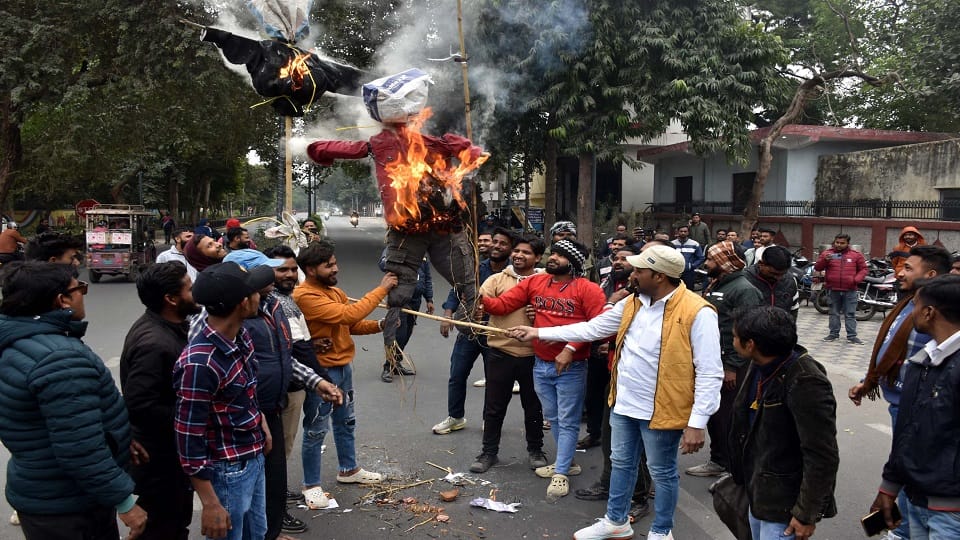Safai Karamcharis strike in Aligarh from December 30