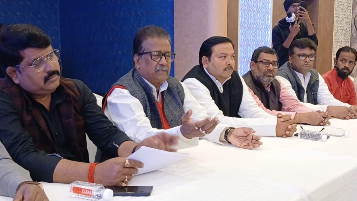 Varanasi samajwadi party protest one month angry comments on Ambedkar PDA discussed