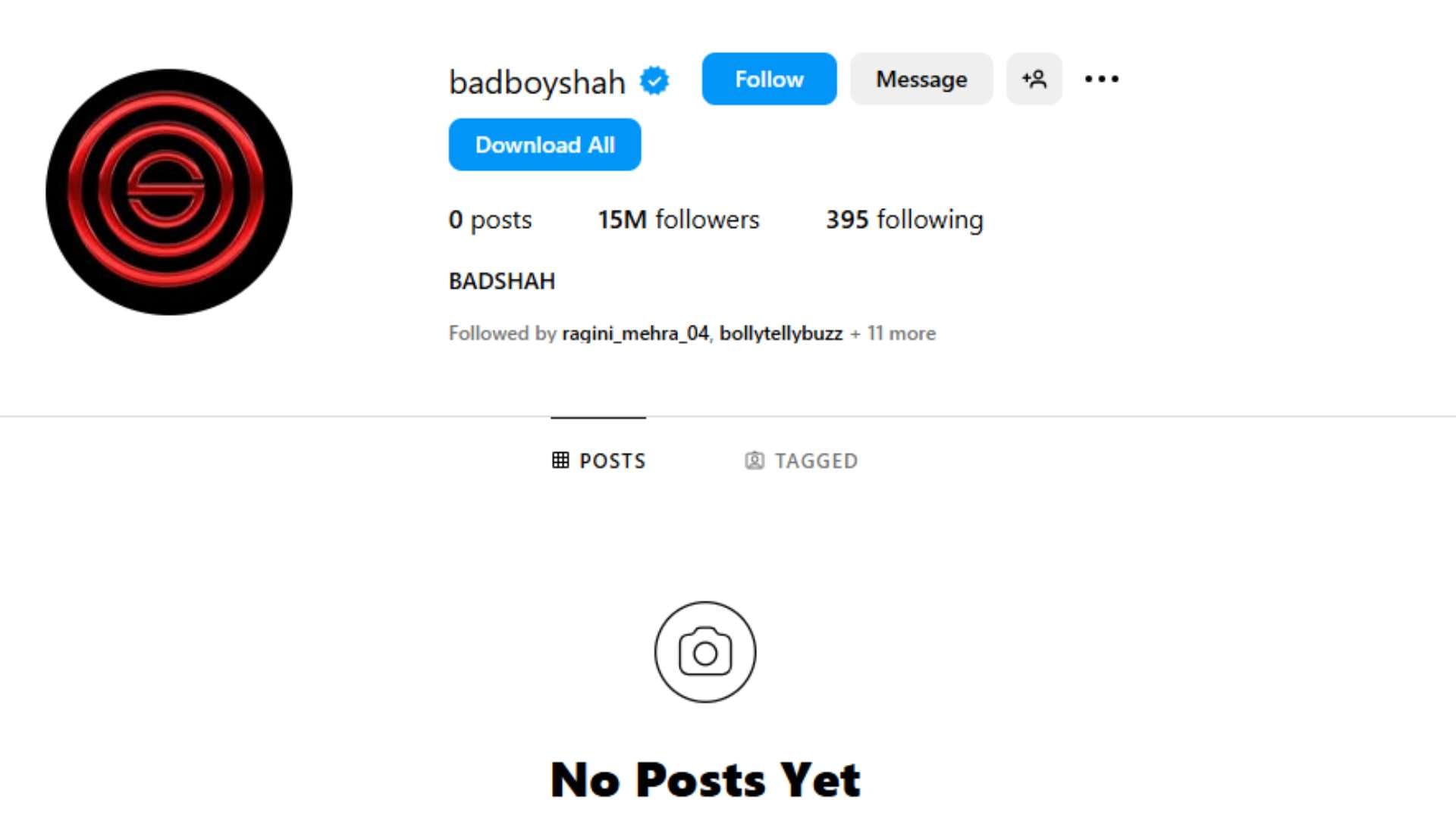 Badshah delete all instagram posts amid feud With rapper yo yo honey singh