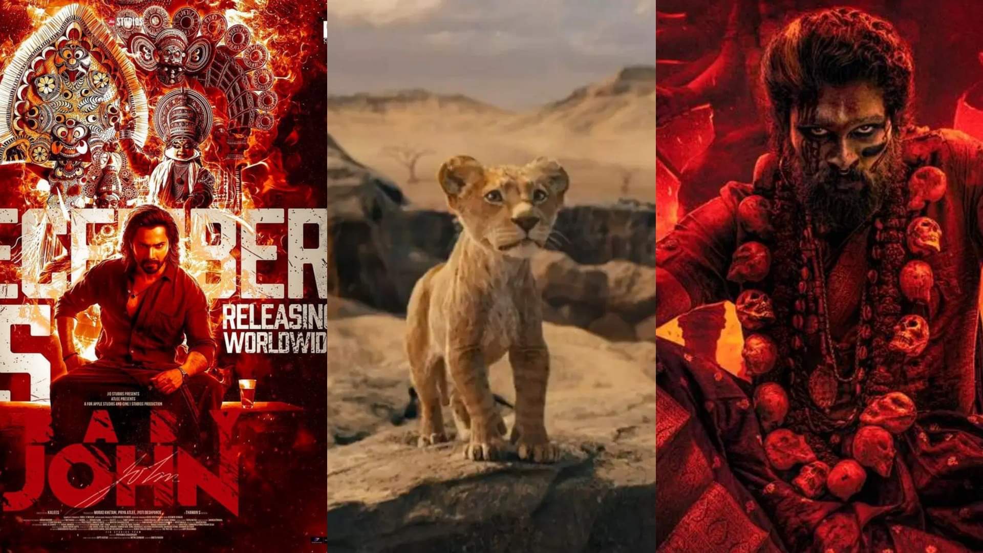 Box Office Collection Report Friday Baby John Mufasa the Lion King Pushpa 2 the rule