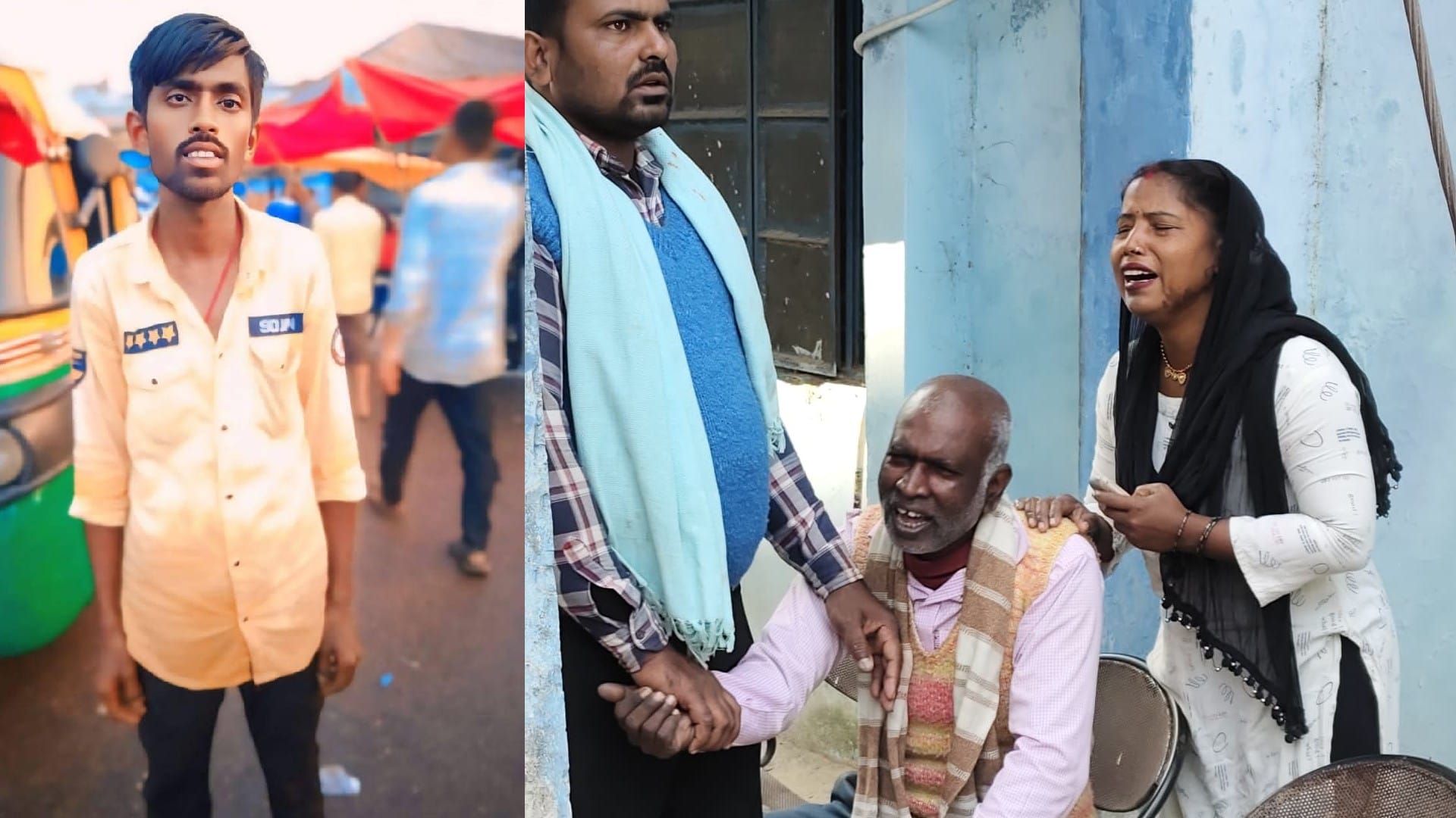 राजदीप कुमार की मौत के बाद रोते-बिलखते परिजन।