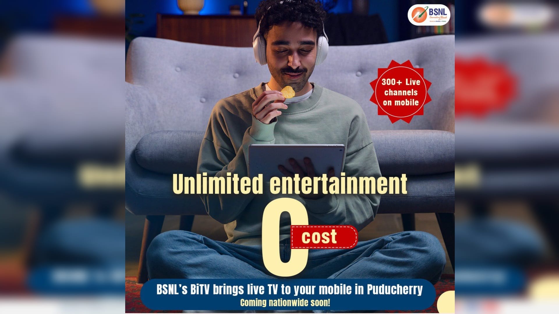 BSNL launches BiTV Watch 300 plus live TV channels for free on your smartphone
