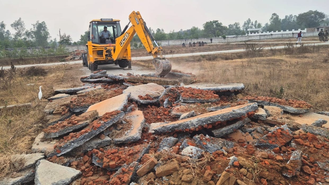 Demolition action on five illegal colonies in Bareilly