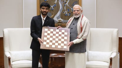 PM Modi-D Gukesh: PM Modi met Indian Grandmaster D Gukesh, congratulated him on becoming world chess champion