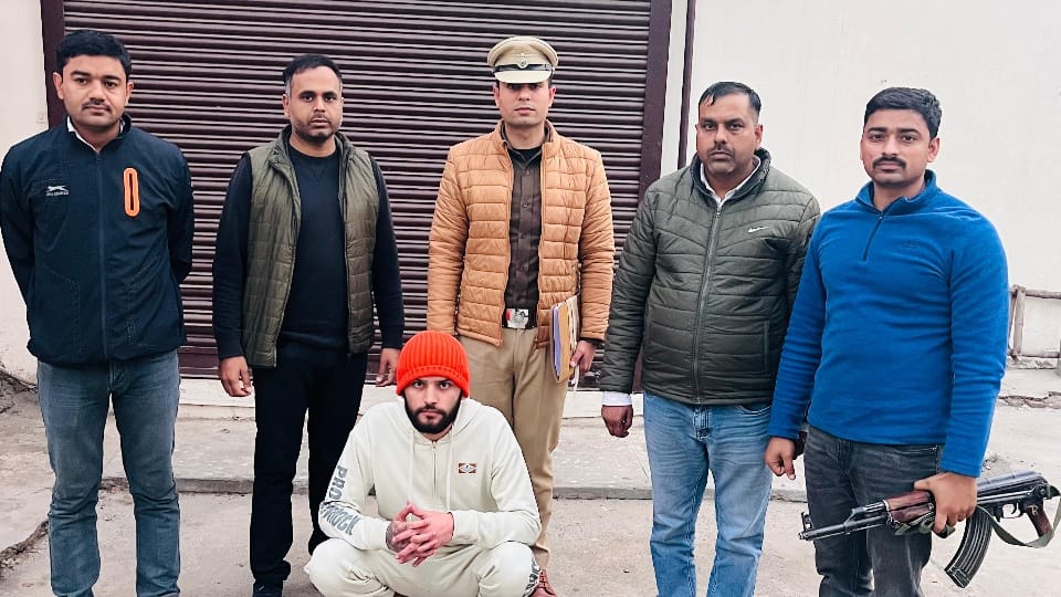 STF Sonipat arrested Lawrence Bishnoi gang member Ankit Narwal caught from Mohali