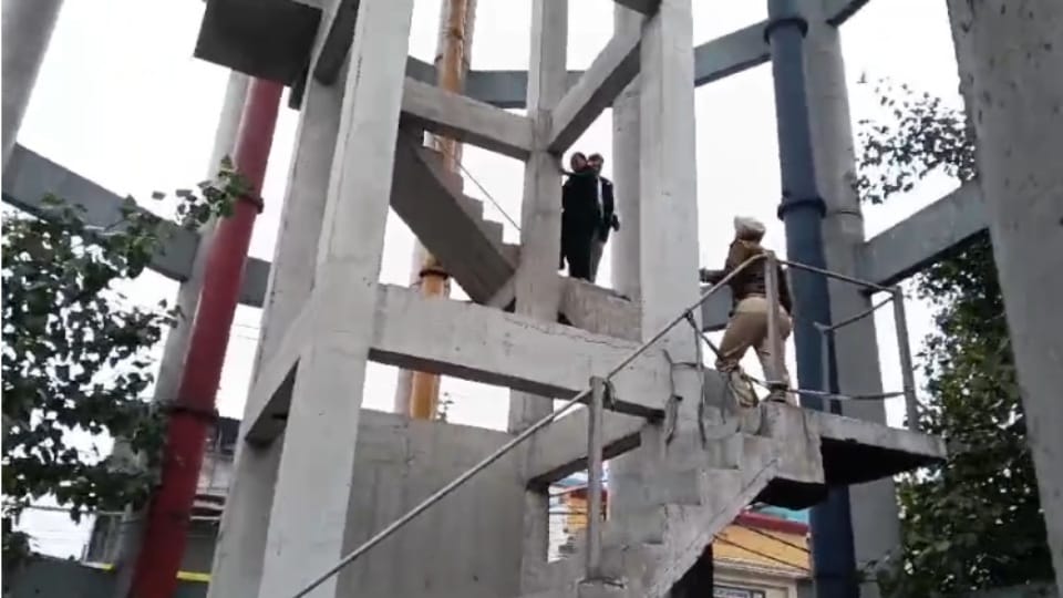 Woman climbs on water tank in Ludhiana Doctor accused of molestation