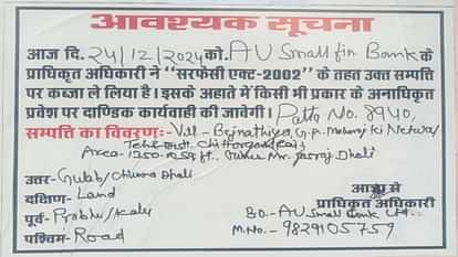 Rajasthan: जिसने नहीं देखी बैंक की चौखट, उसी का घर सील, पड़ोसी के यहां लेनी पड़ी शरण Chittorgarh person who did not see door of bank his house was sealed he had to take shelter at his neighbor