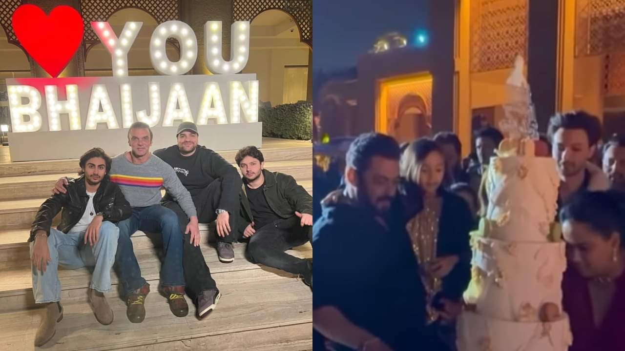 Salman Khan Post Birthday Celebration With Family At Jamnagar Lulia Vantur Share Film Sikander Poster