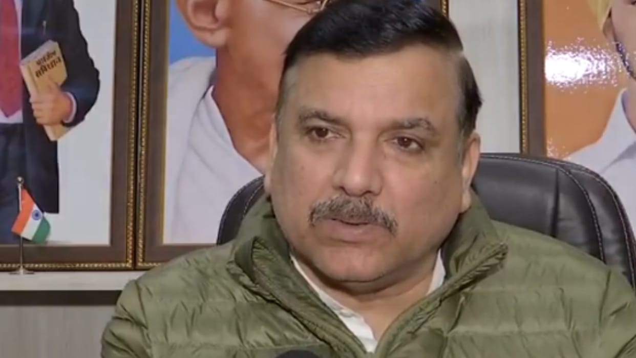 Issue of allocating space for Manmohan singh memorial AAP Leader Sanjay Singh reacts news in hindi
