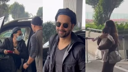 Film Baby John Actor Varun Dhawan With Wife Natasha Dalal Daughter Lara Go To New Year Vacation