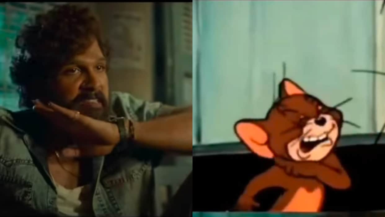 From Pushpa 2 Bahubali and devara part 1 the scenes of Tom and Jerry are the same see viral video