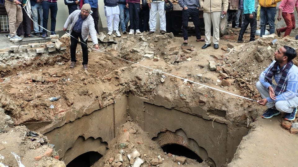 Sambhal News Chandausi Stepwell Excavation Buildozer Action Know Full Inside Story