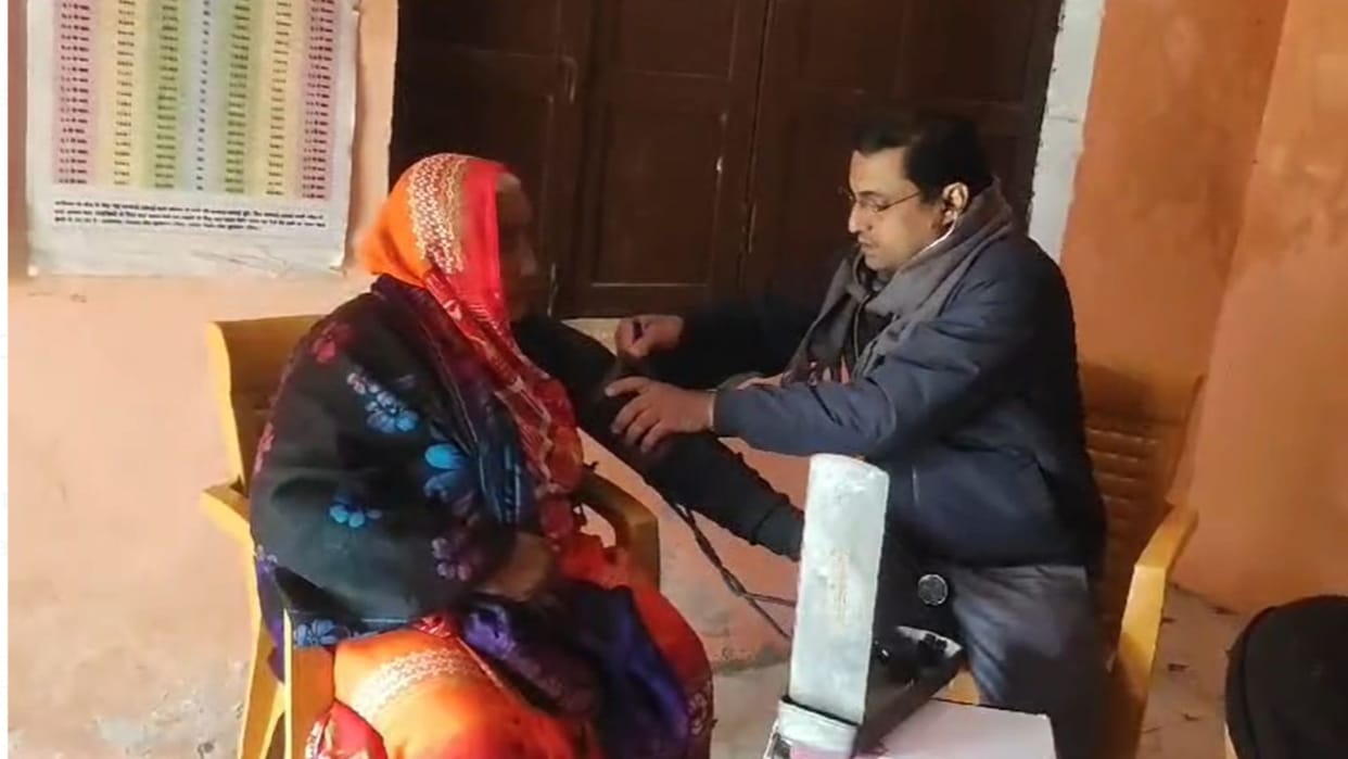 Public health fair was organized seasonal fever cases were found in large numbers