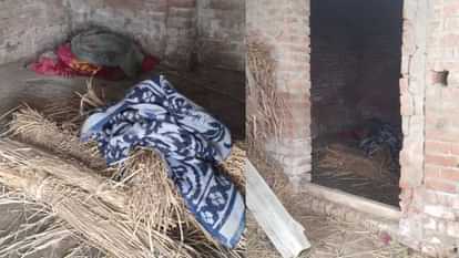 throat of farmer who went to guard his crop was slit In Lucknow his mobile and money were missing