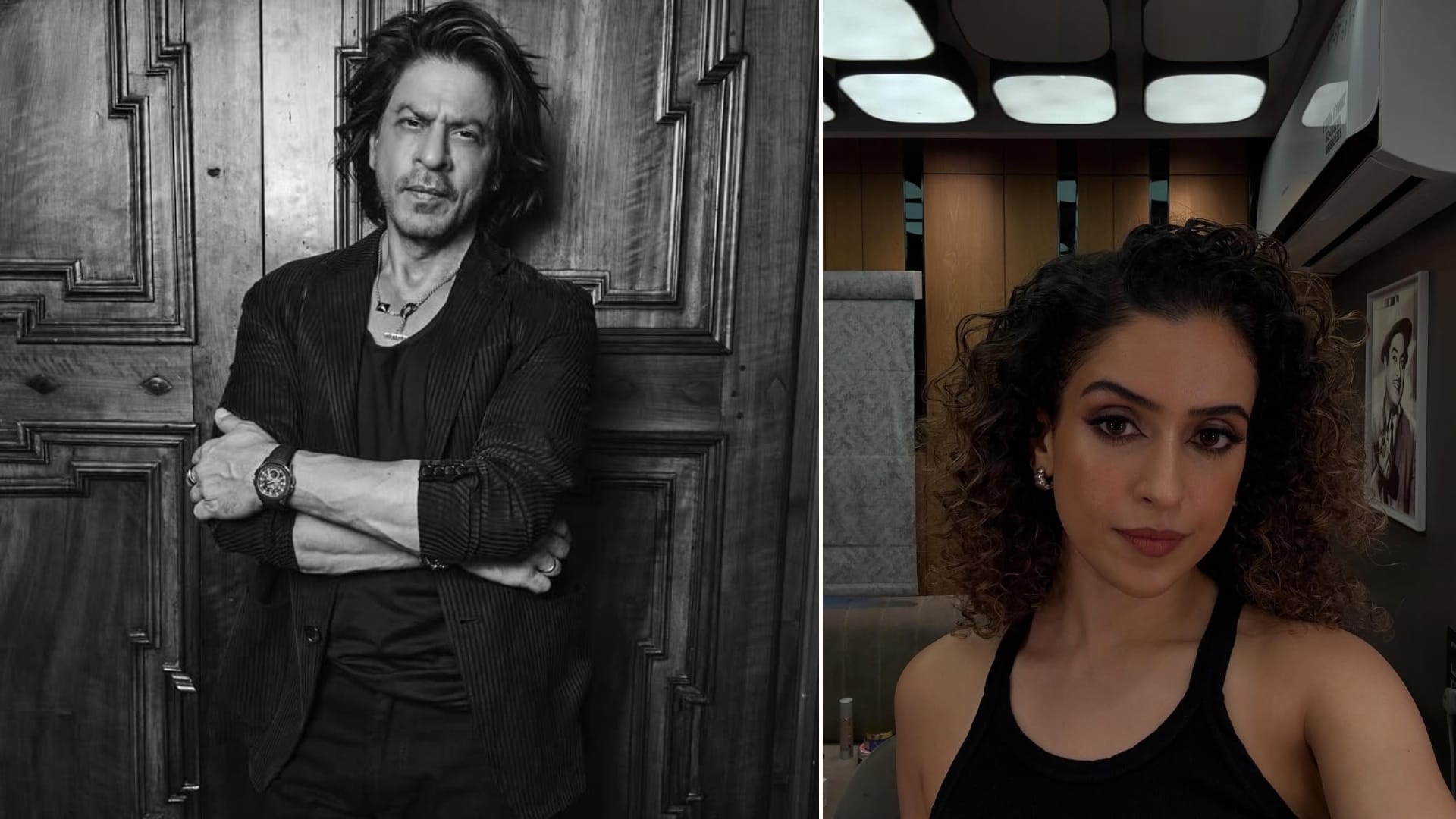 Shah Rukh Khan listens to his own songs during drives reveals by Jawan co actor Sanya Malhotra report