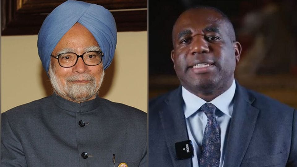 British Foreign Minister David Lammy says Manmohan Singh legacy shaping India
