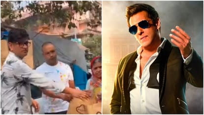 सलमान खान के प्रशंसक ने वितरित किए कपड़े