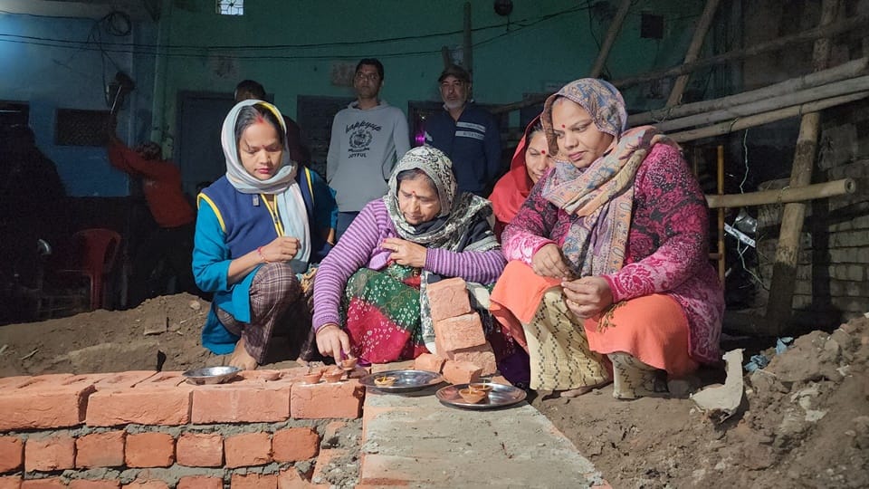 Sambhal: Women performed puja on foundation of under-construction police post, said movement will safe