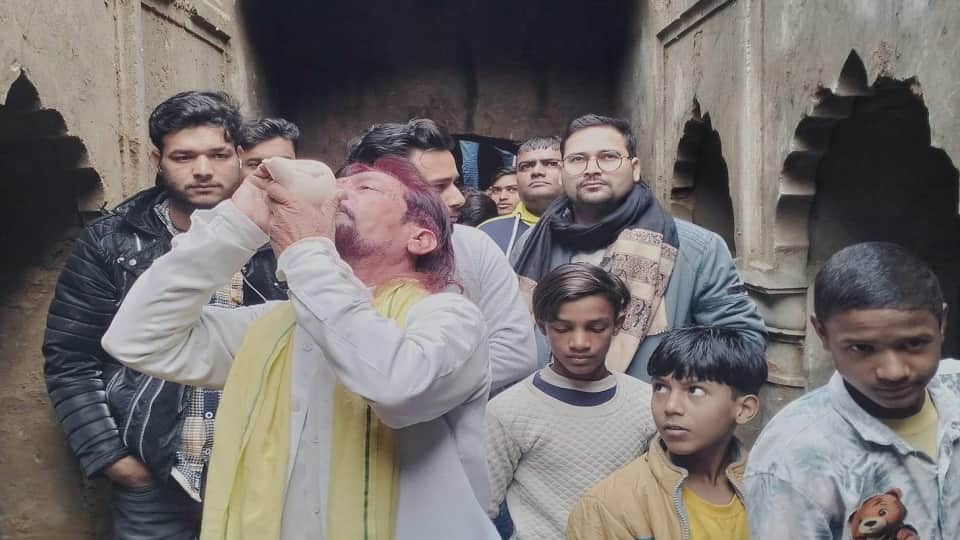 Chandausi: Young man made conch sound after getting into stepwell, police is on the lookout