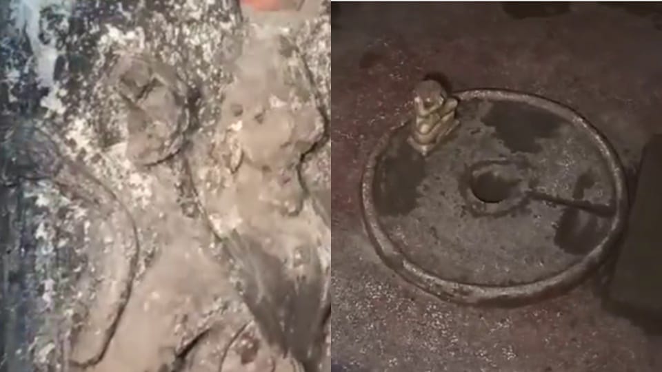 Moradabad: Sanctum sanctorum of Gaurishankar temple opened after 43 years, idols found during excavation