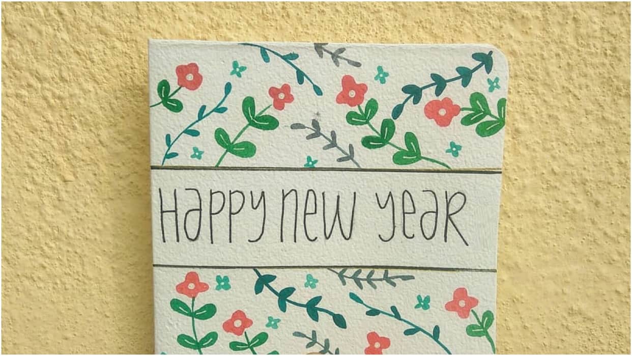 New Year 2025 Greeting Card Design Ideas DIY Handmade Greeting Cards For Friends And Family Disprj