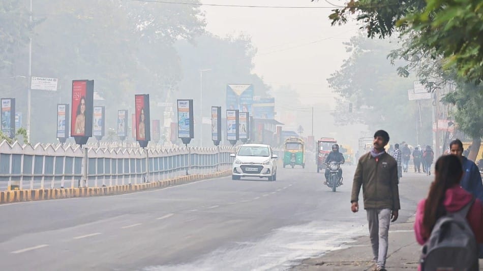 Cold wave in Indore, temperature below normal