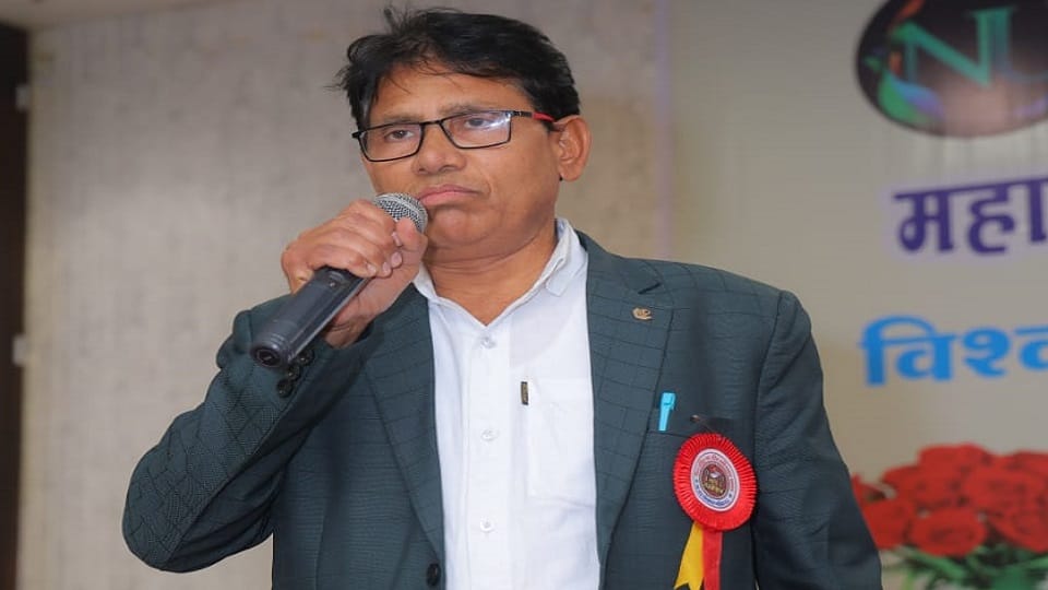 Poet Virendra Singh Kaushal honored in International Poets Conference