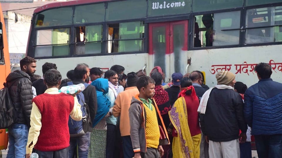 UP Roadways buses passing through bypass