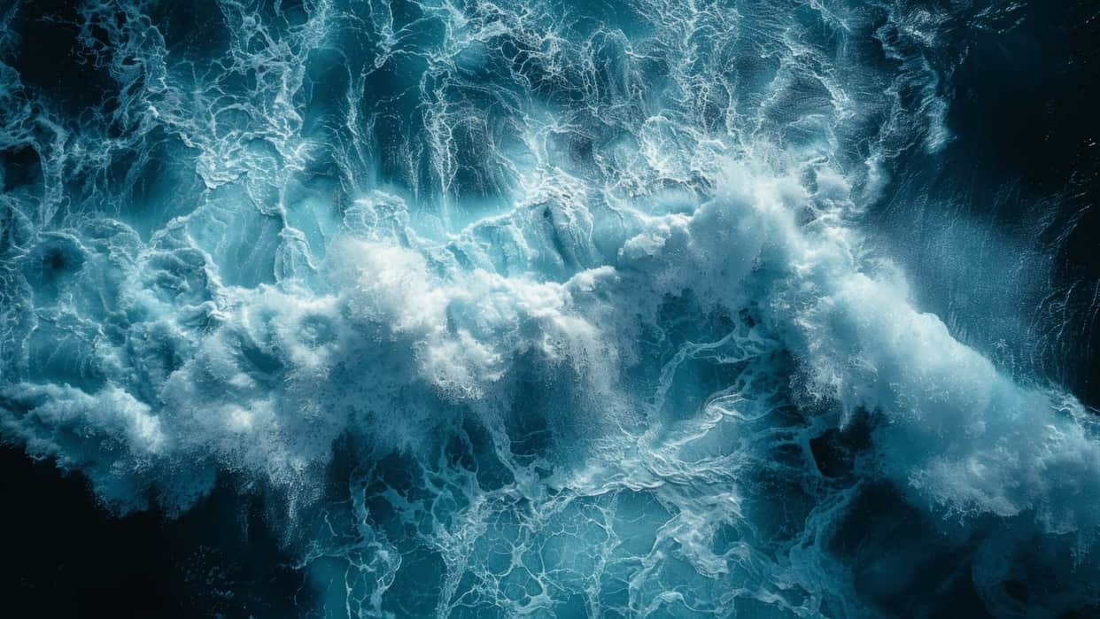 the earth splitting into two pieces under pacific ocean