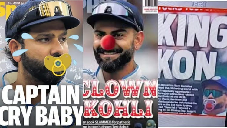 Ind Vs Aus: After Virat Kohli Australian Media Targets Rohit Sharma Labels Him Cry Baby Know Details – Amar Ujala Hindi News Live