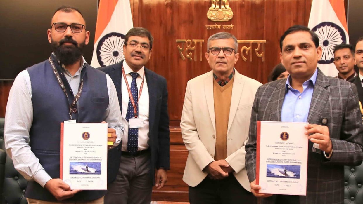 MoD signs contract for integration of electronic heavy weight torpedo onboard Kalvari-class subs