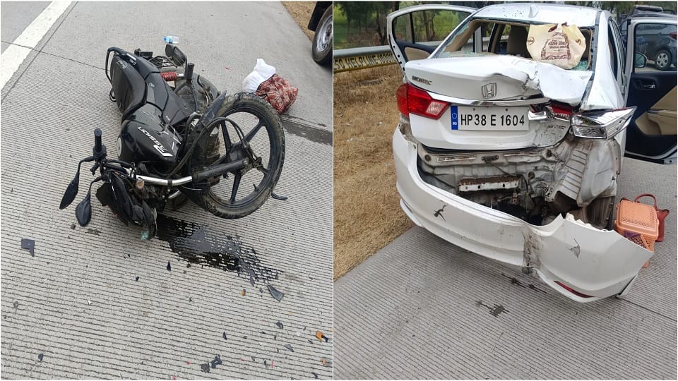 bike collided with car from behind young man died